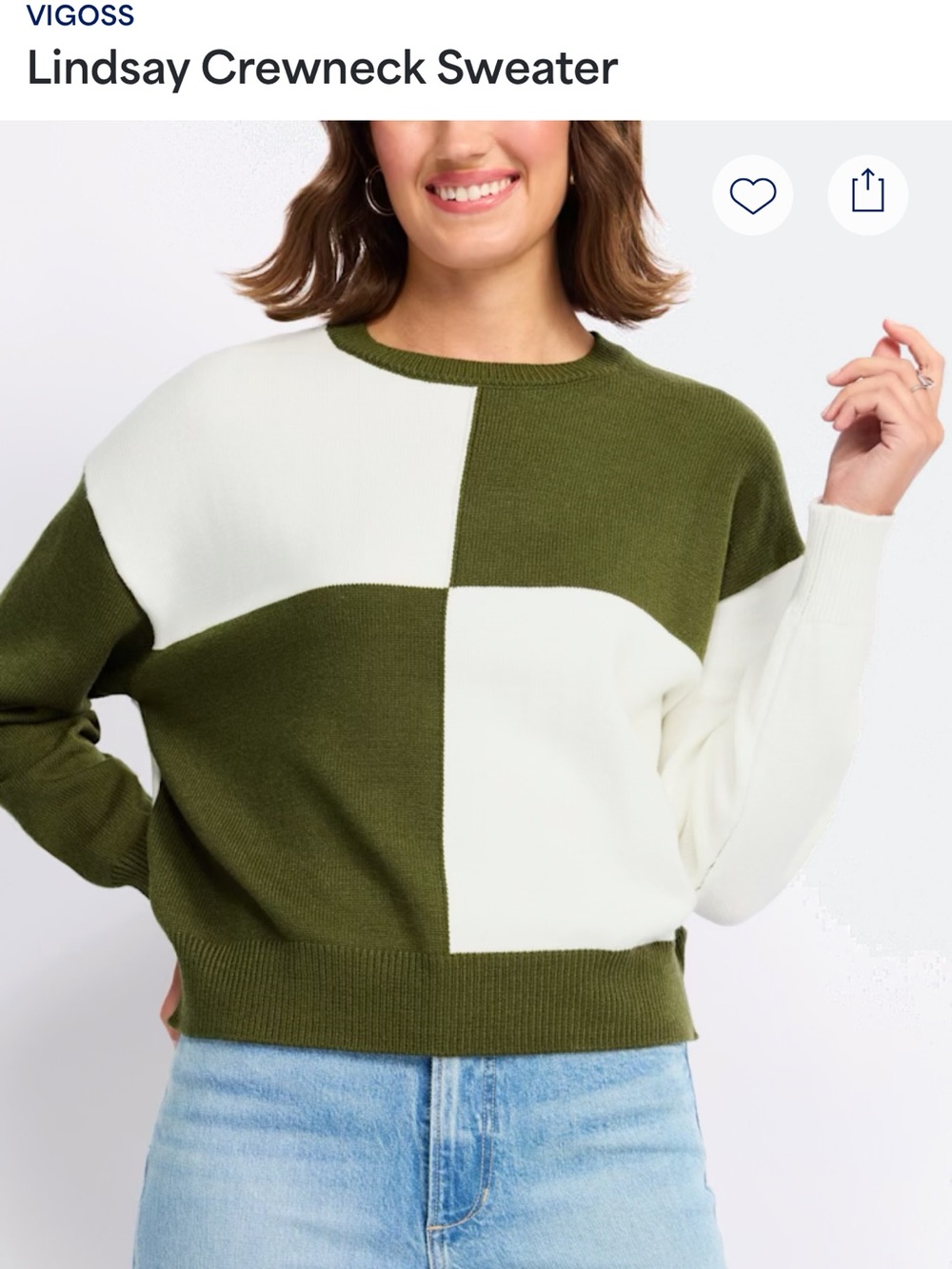 VIGOSS Lindsay Crewneck Sweater